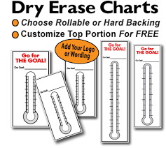 Goal Thermometers You Can Customize Goal Charts Goal
