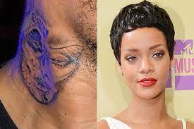 Chris says it's not her, and it's. Chris Brown Gets It In The Neck Over Rihanna Looking Tattoo The Sun