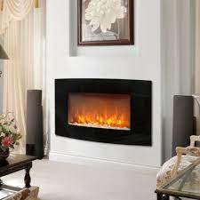 Slim 35 In Electric Fire Led Wall