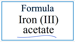 formula for iron iii acetate