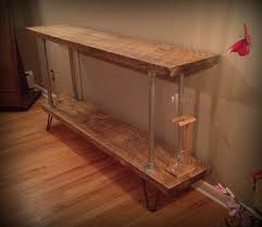 Industrial Console Table Built With