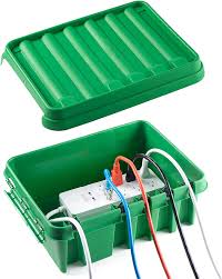 outdoor electrical power cord enclosure