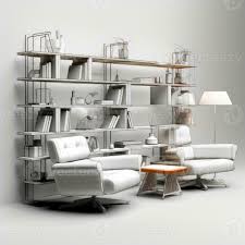 bookcase retro futuristic furniture