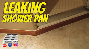 leaking shower pan you