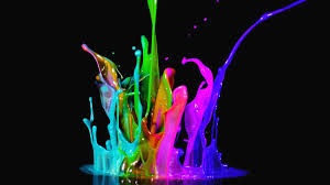 color splash 3d laptop wallpaper