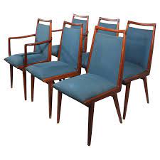 set of 6 mid century dining chairs made