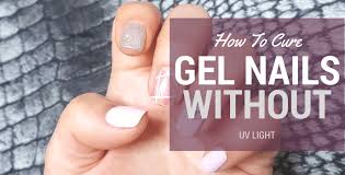 how to dry gel nails without uv l