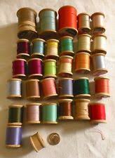Cotton Collectible Sewing Spools Thread 1930 Now For