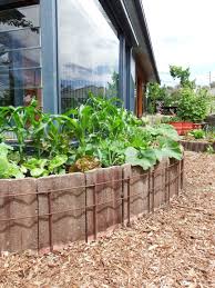 raising garden beds using concrete roof