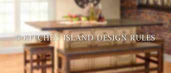 5 kitchen island design rules timber