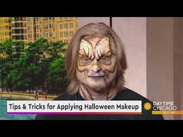 tricks for applying halloween makeup