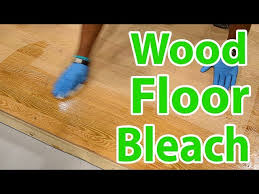 how to bleach red oak hardwood floors