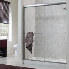 Sliding Shower Door Reeded Glass