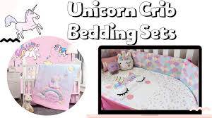 personalized unicorn crib bedding sets