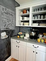 Chalkboard Kitchen Backsplash