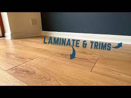 laying laminate flooring attaching
