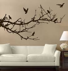 Tree Branches Birds Wall Decal Stickers