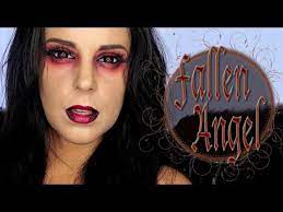 fallen angel halloween makeup tutorial