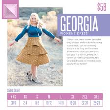 Georgia Dress Size Chart In 2019 Lularoe Georgia Lularoe