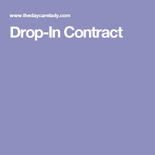 Drop In Contract Home Daycare Pinterest Daycare Contract Home