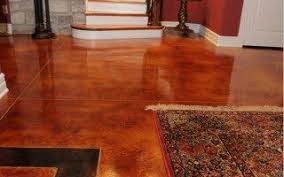 design ideas for stained concrete