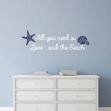 Love And The Beach Wall Decal Sticker