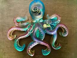 Large Octopus Tray Decor Jewelry Tray