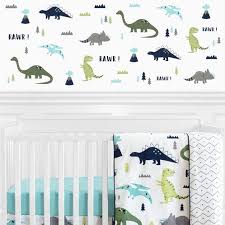 Blue And Green Modern Dinosaur L And