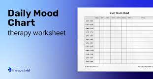 daily mood chart worksheet