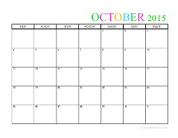 2015 Monthly Calendar Templates Free Printables Pinterest