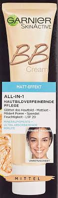 I am using this for a. Garnier Bb Cream Miracle Skin Perfector Matt Effekt Hell Getonte Tagescreme Mit Vitamin C Und Sonnenschutz 40 Ml Amazon De Beauty