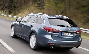 新型マツダアテンザワゴン ブルーリフレックスマイカ リア mazda 6 mazda bmw