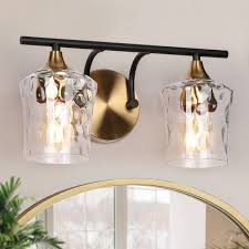 Water Glass Bathroom Vanity Light