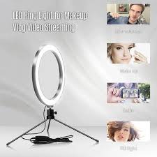 Dimmable Led Selfie Ring Light Three Modes Lighting With Cradle Head Beauty Fill Light For Makeup Buy At A Low Prices On Joom E Commerce Platform