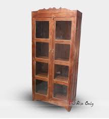 Antique Teak Wood 4 Shelf Bookcase