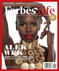 sudanese model alek wek covers forbes