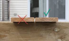 installing deck boards crown up or down