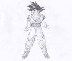 Draw goku lineart dragon ball youtube. How To Draw Goku Full Body Easy Goku Drawing Drawing Goku Super Coloring Pages