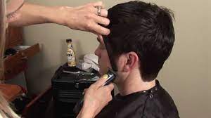 how to cut mens um long hair with