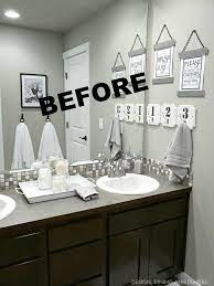 double sink bathroom vanity makeover