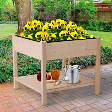 Elevated Garden Plant Stand Box