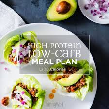 7 day high protein low carb meal plan