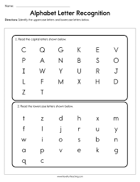 In addition, kids who can recognize the letters of the alphabet can also distinguish between them too. Letter Identification Assessment Pdf