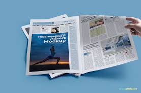 Free Print Ad Mockup Psd Print Ads Mockup Templates Free