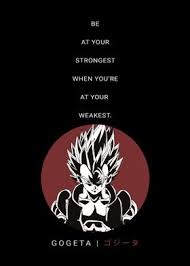 Fast forward to today and now we have dragon ball super, first released in 2015, that's full of inspirational quotes, funny moments, and more. Gogeta Dragonball Z Quote Poster By Creative Visual Displate