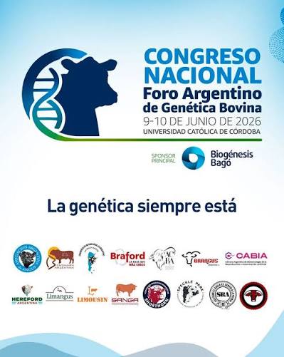 La genética siempre está. Está en cada decisión, en cada avance y en el futuro de la producción. 📌 Congreso Nacional – Foro Argentino de Genética Bovina 🗓 9 y 10 de