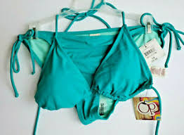 Details About Nwt Op String Bikini Teal Ocean Pacific Large