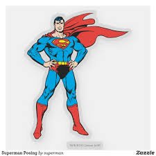Superman Posing Sticker Zazzle