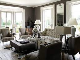 gray tufted sofa eclectic living