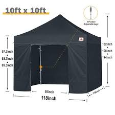 instant shade metal pop up canopy tent